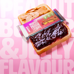 Perfect Protein + Fibre Bar - Peanut Butter + Jelly Flavour - 14 ct value pack