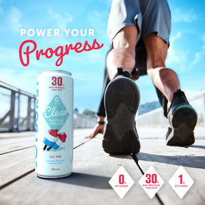 Joyburst Clear Protein Drink - Icy Pop Flavour - 4ct