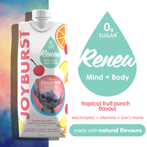 NEW! Joyburst Renew Hydration Tropical Fruit Punch Flavour - 18 pack