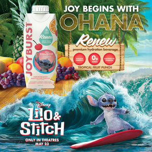 NEW! Joyburst Renew Hydration Tropical Fruit Punch Flavour - 18 pack