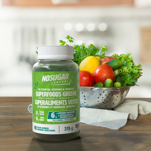 NEW! No Sugar Supergreens Gummies - 2x pack