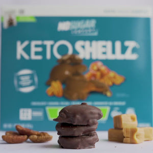 No Sugar Keto Shellz Chocolatey Caramel Pecan - 25 pieces
