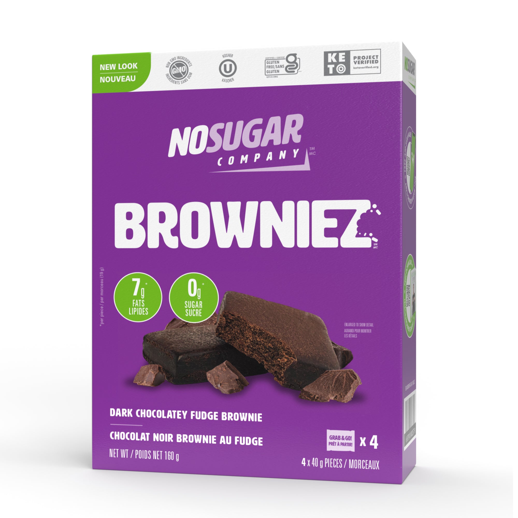 No Sugar Browniez - 4 pieces