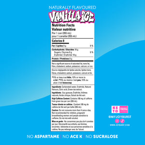 Joyburst Energy Drink Vanilla Ice - 12 pack