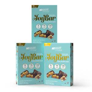 JOYBAR Collagen Bar - Chocolate Peanut Butter - 12 Bars, 40g (1.41oz) per Bar