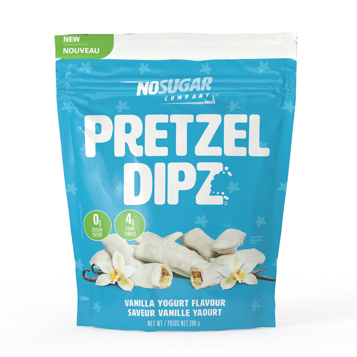 No Sugar Pretzel Dipz Vanilla Yogurt Flavour - 200g