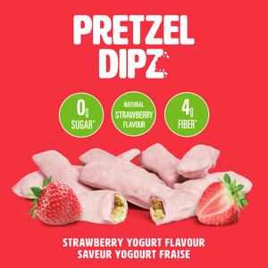 No Sugar Pretzel Dipz Strawberry Yogurt Flavour - 200g