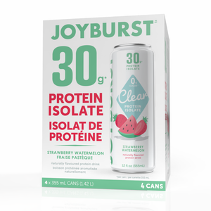 Joyburst Clear Protein Drink - Strawberry Watermelon Flavour - 4ct