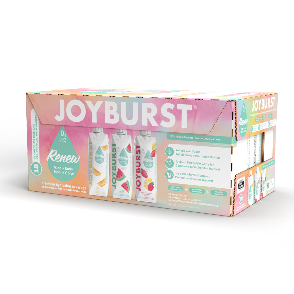 Joyburst Renew Hydration Variety Pack - 18 pack