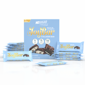 JOYBAR Collagen Bar - Cookies and Cream - 12 Bars, 40g (1.41oz) per Bar