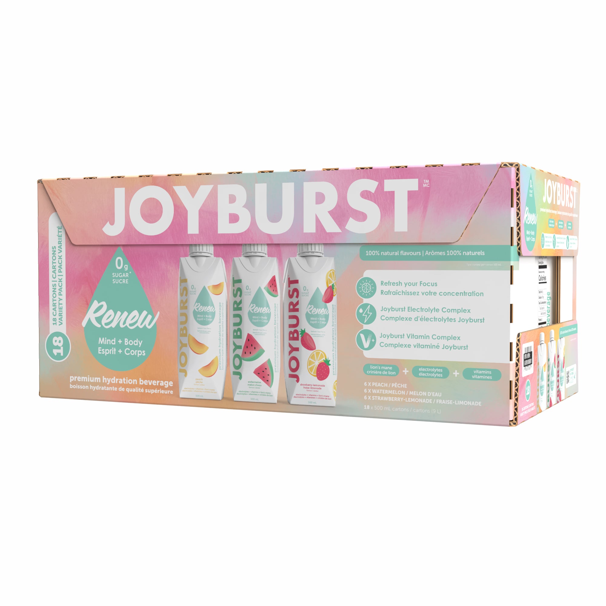 Joyburst Renew Hydration Variety Pack - 18 pack