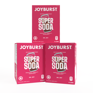 Joyburst Super Soda - Dr Joy 12 pack (3x4ct)