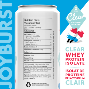 Joyburst Clear Protein Drink - Icy Pop Flavour - 18 pack