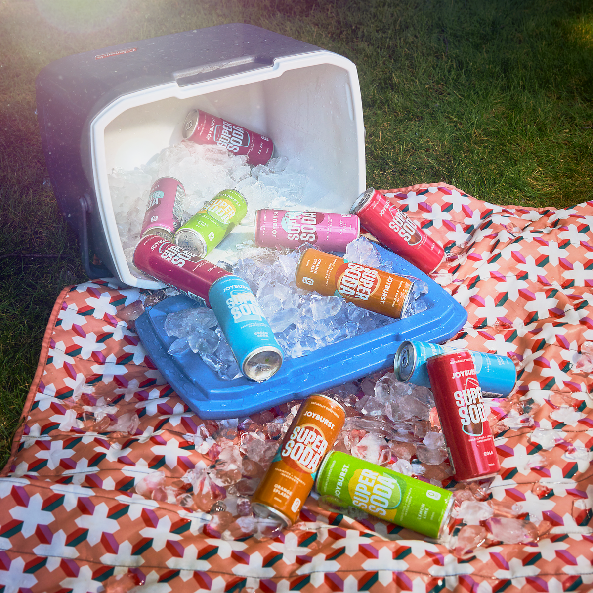 Joyburst Super Soda - Orange Splash 12 pack (3x4ct)