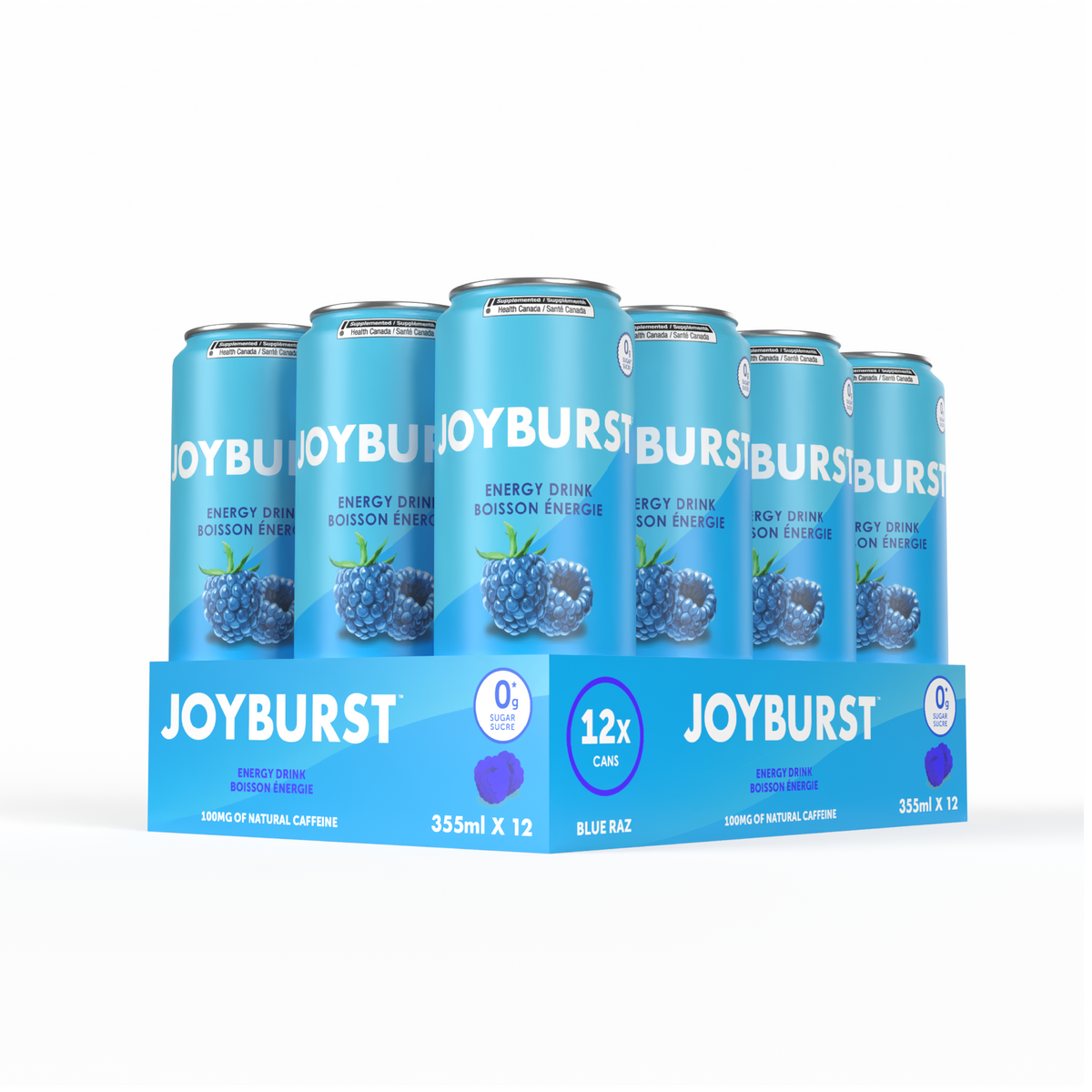 *While Supplies Last*  Joyburst Energy Drink Blue Raz - 12 pack