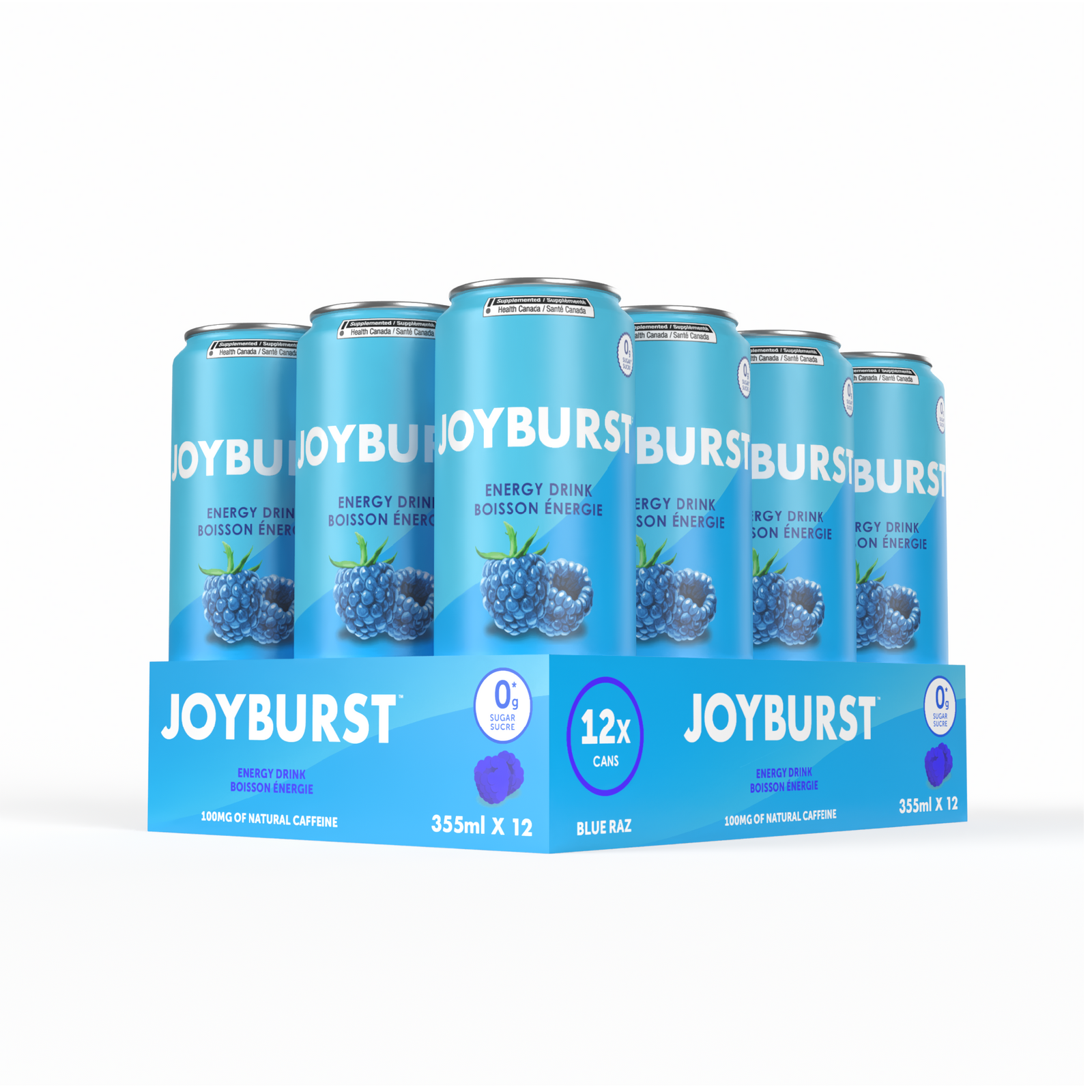 *While Supplies Last*  Joyburst Energy Drink Blue Raz - 12 pack