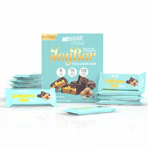 JOYBAR Collagen Bar - Chocolate Peanut Butter - 12 Bars, 40g (1.41oz) per Bar