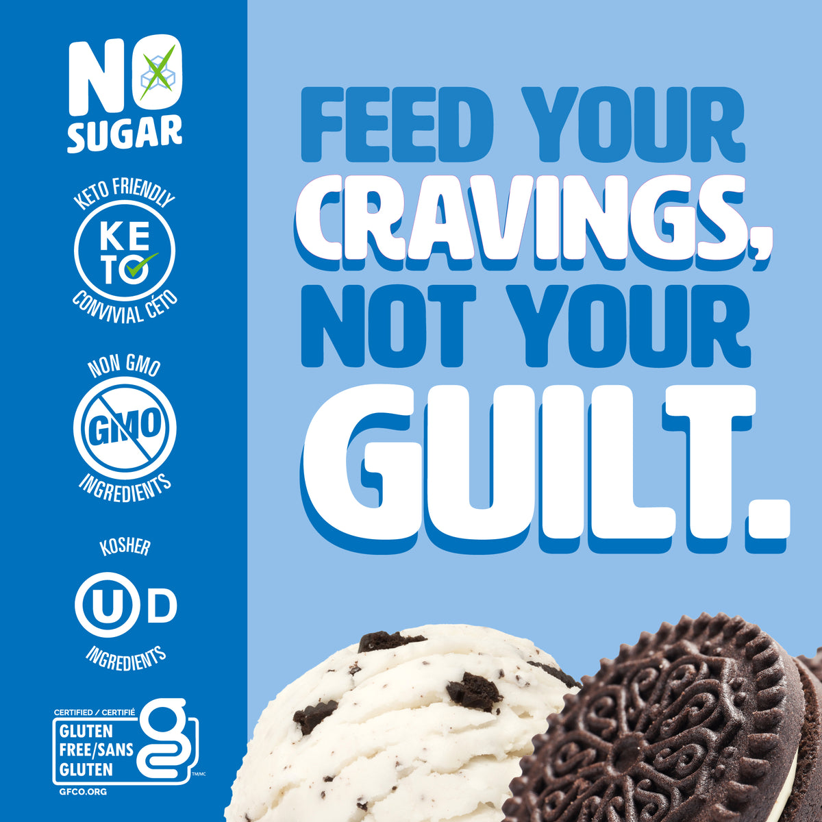 No Sugar Keto Bar Cookies and Cream (New Look!)