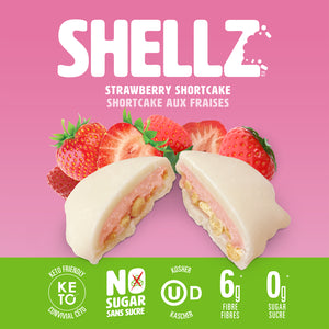 No Sugar Shellz Strawberry Shortcake - 570g