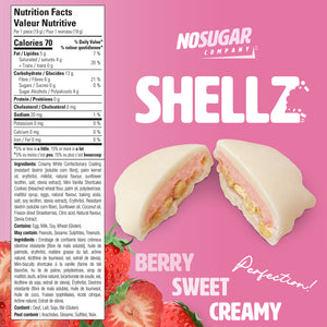 No Sugar Shellz Strawberry Shortcake - 570g