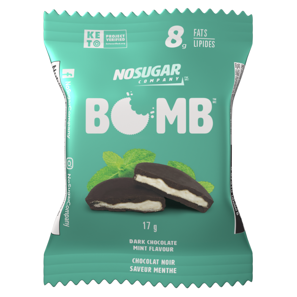 No Sugar Keto Bomb | Dark Chocolate Mint - No Sugar Company