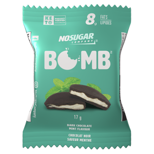 No Sugar Keto Bomb Dark Chocolate Mint - 10 Bombs