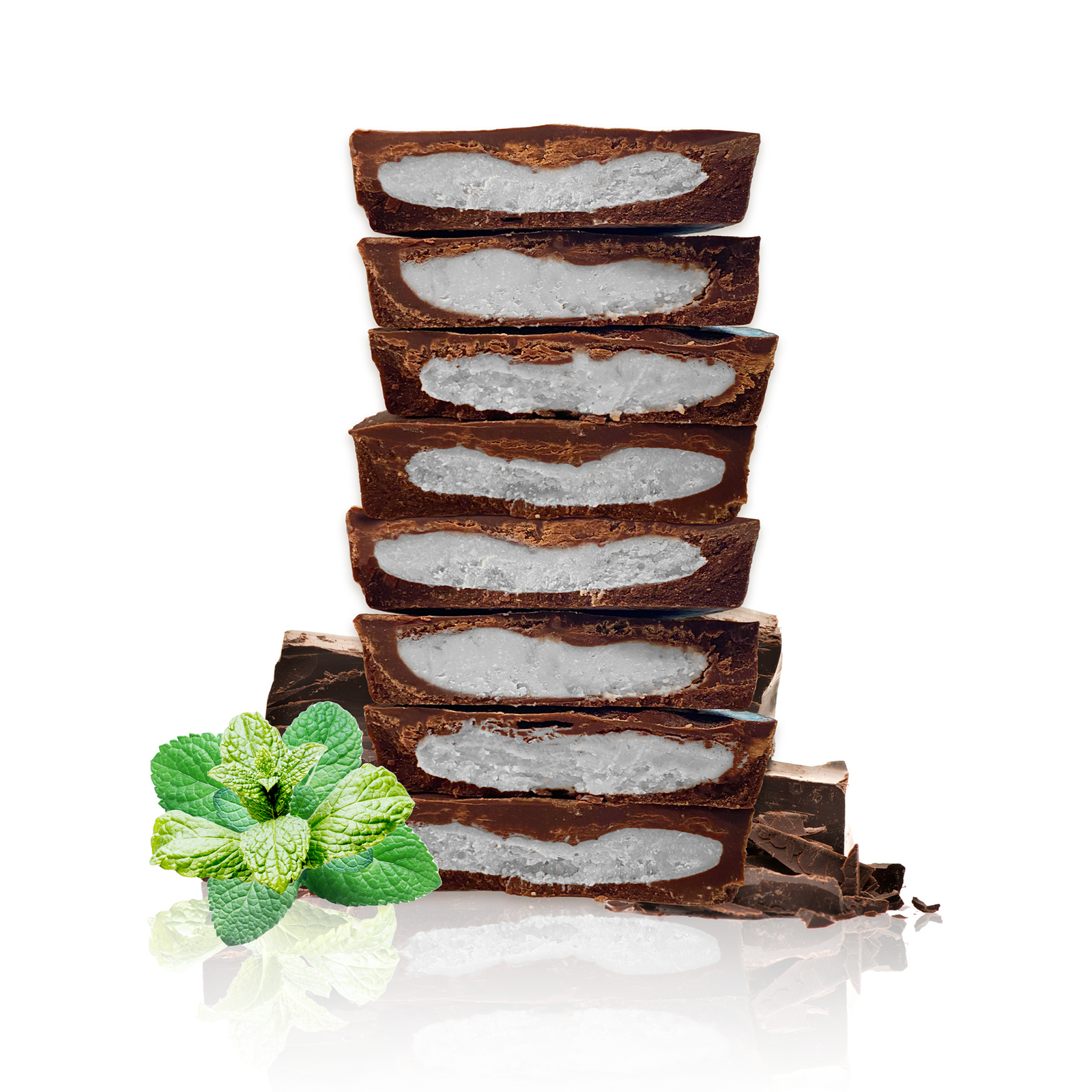 No Sugar Keto Bomb Dark Chocolate Mint - 10 Bombs