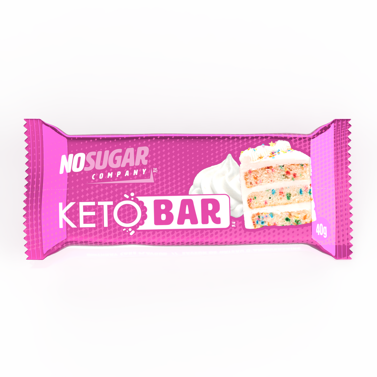 No Sugar Keto Bar Birthday Cake - 12 Bars (New Look!)