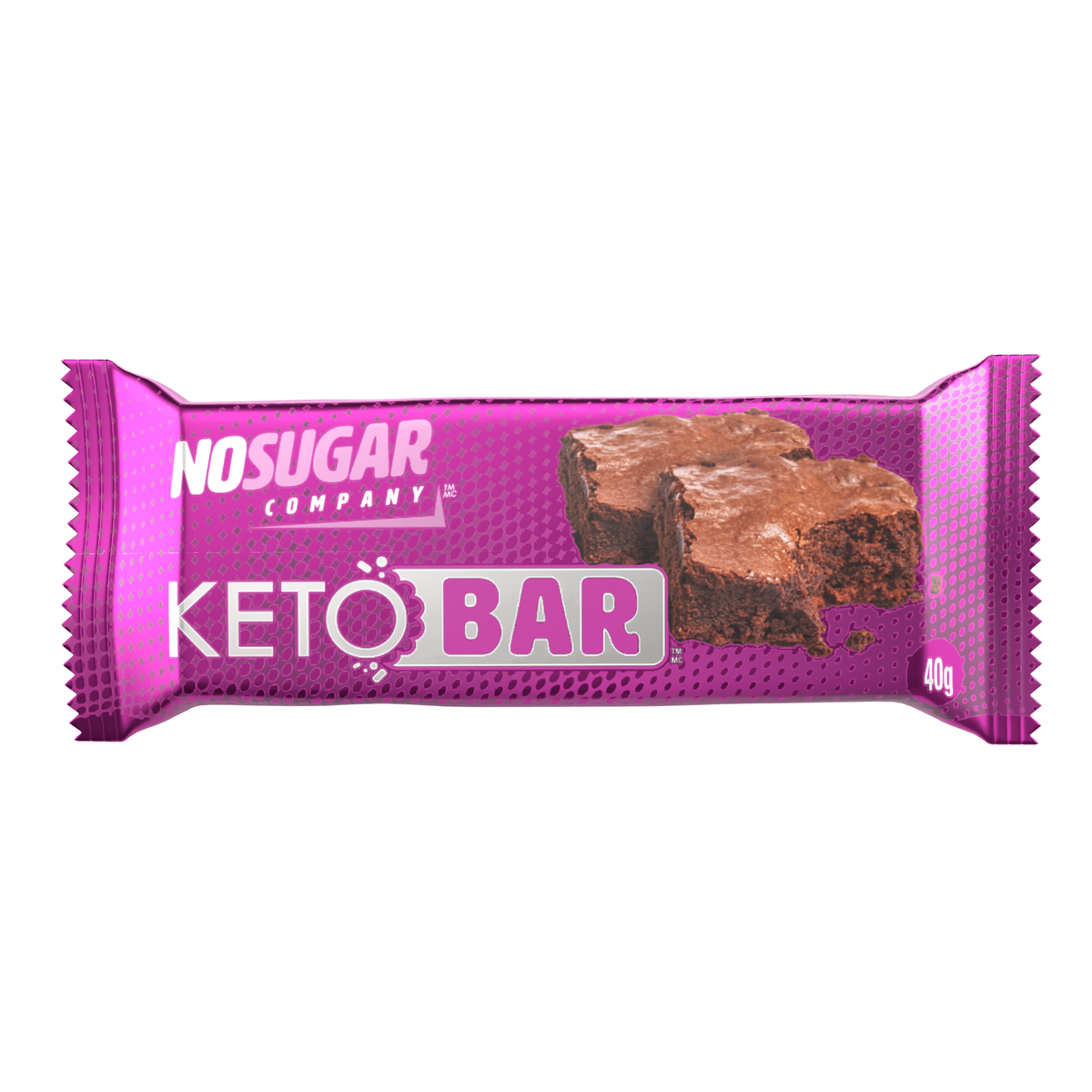 No Sugar Keto Bar Chocolate Fudge Brownie 12ct (New Look!)