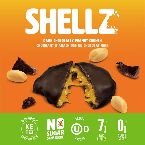 No Sugar Keto Shellz Chocolatey Peanut Crunch | The No Sugar Company