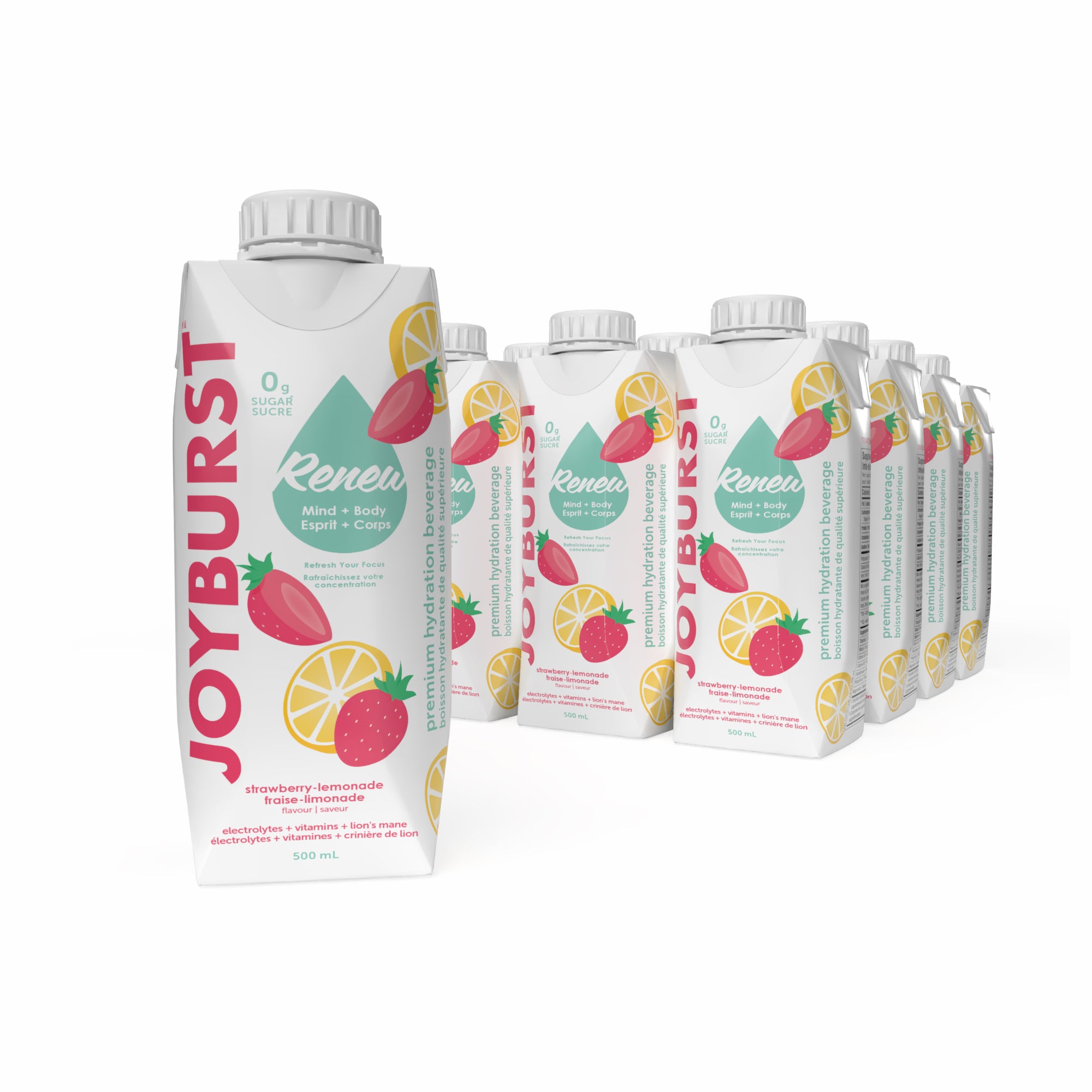 Joyburst Renew Hydration Strawberry-Lemonade - 12pk