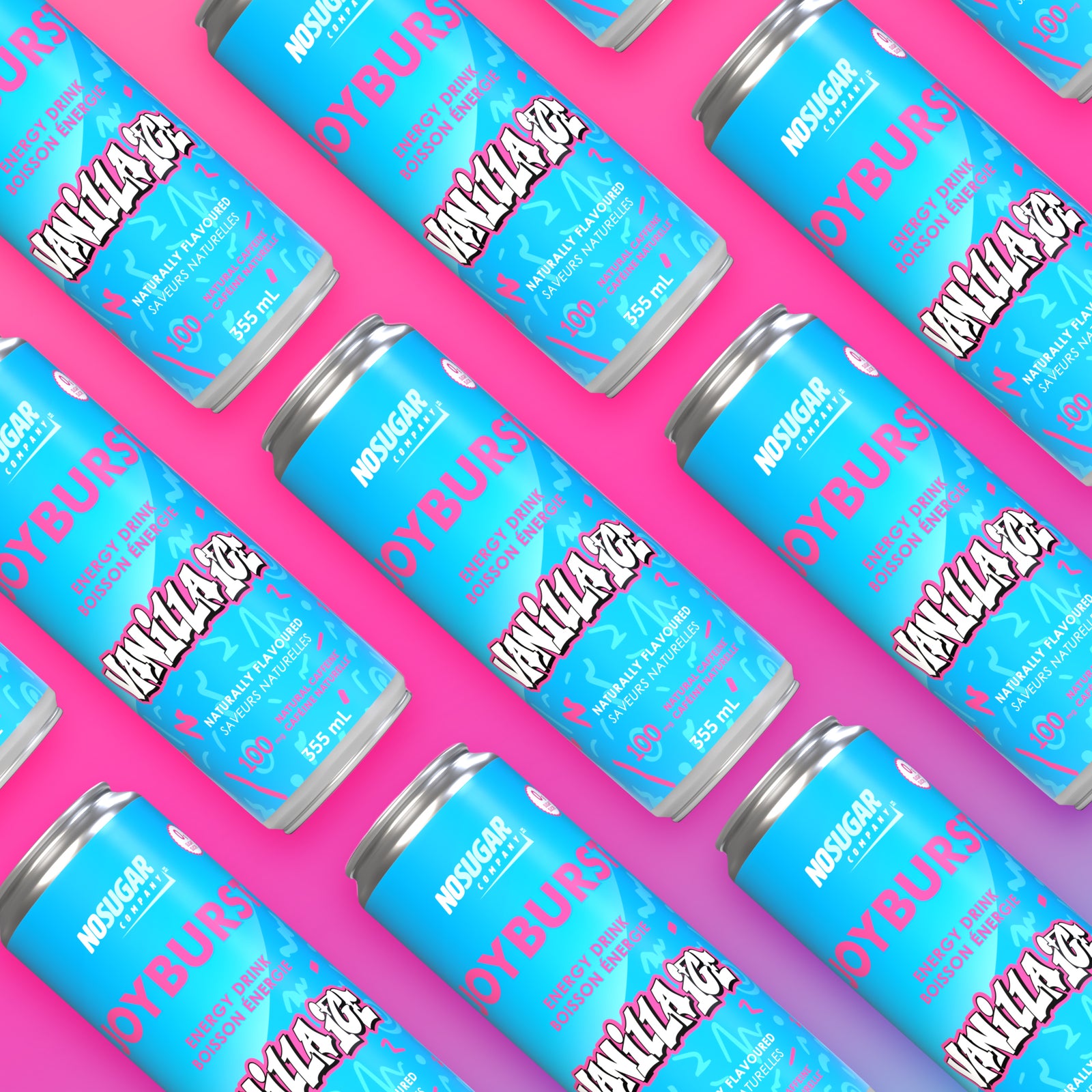 Joyburst Energy Drink Vanilla Ice - 12 pack