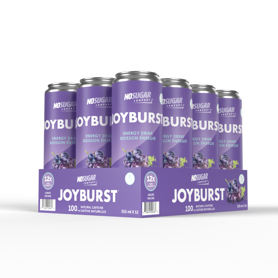 Joyburst Energy Drink Grape - 12 pack