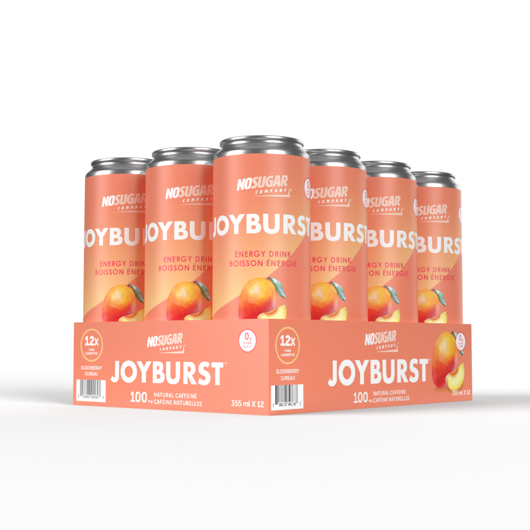 Joyburst Energy Drink Peach Mango - 12 pack