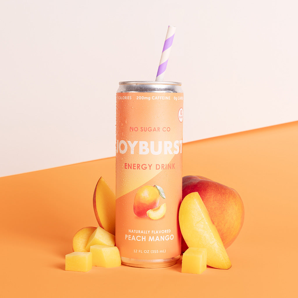 Joyburst Energy Drink Peach Mango - 12 pack